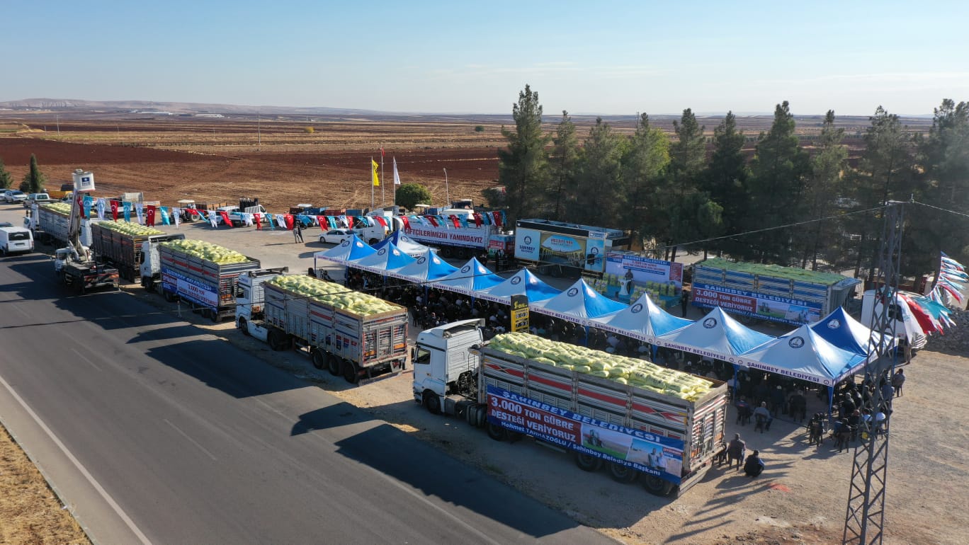 Belediyemiz iftilere 13.070 Ton Gbre Destei Salad