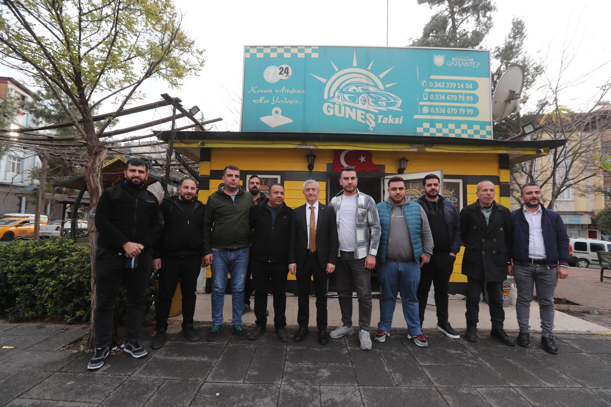 Bakanmz Tahmazolundan Gne Taksi Durana Ziyaret