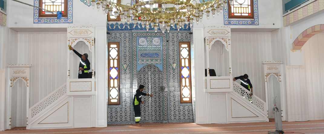 ahinbeyde Camiler Bayrama Hazrlanyor