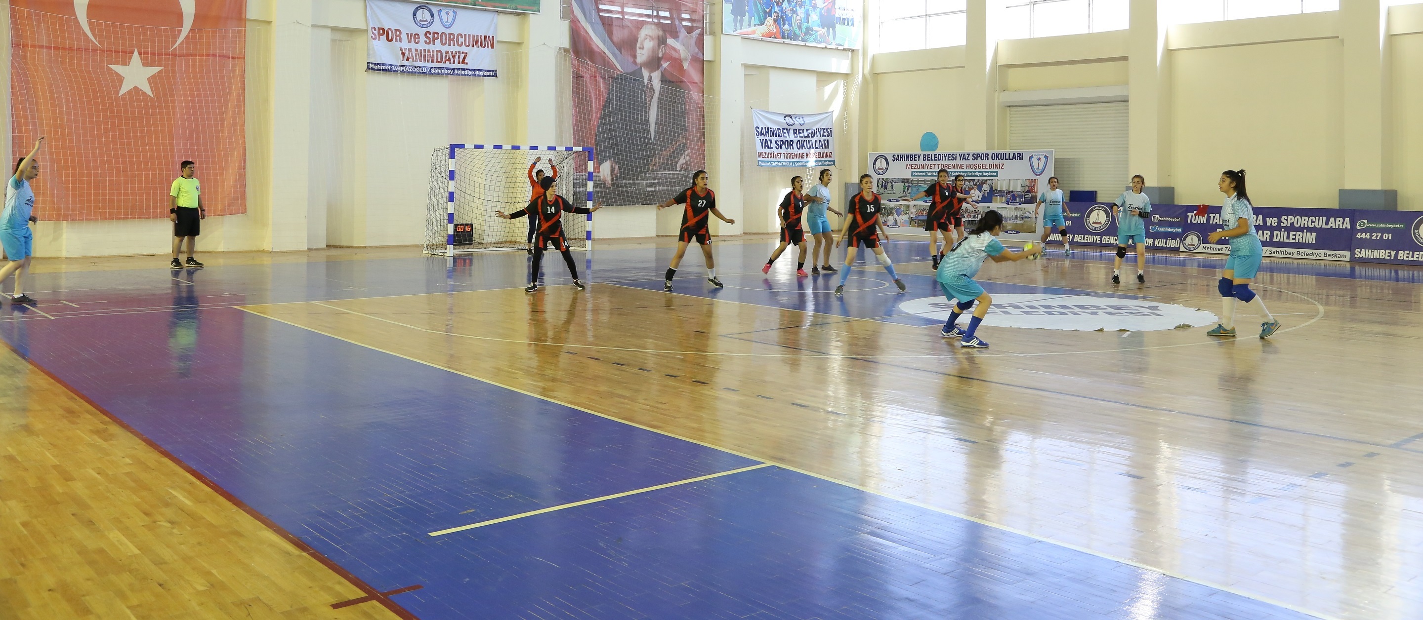 ahinbey Belediyesinden Hentbol Turnuvas