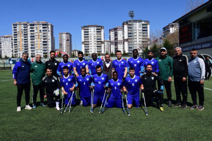ahinbey Amputeden Farkl Galibiyet 9-0