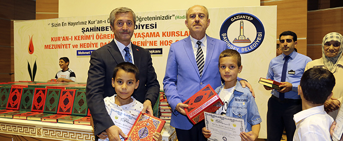 ahinbeyin Kuran Kurslarndan 8 Bin 802 Kursiyer Mezun Oldu