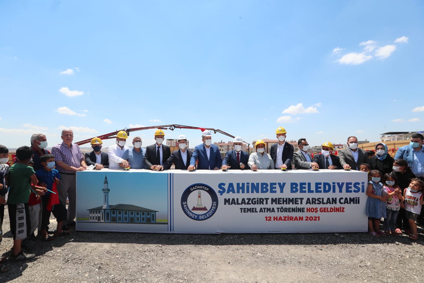 Şahinbey´de Malazgirt Cami´nin Temelleri Atıldı