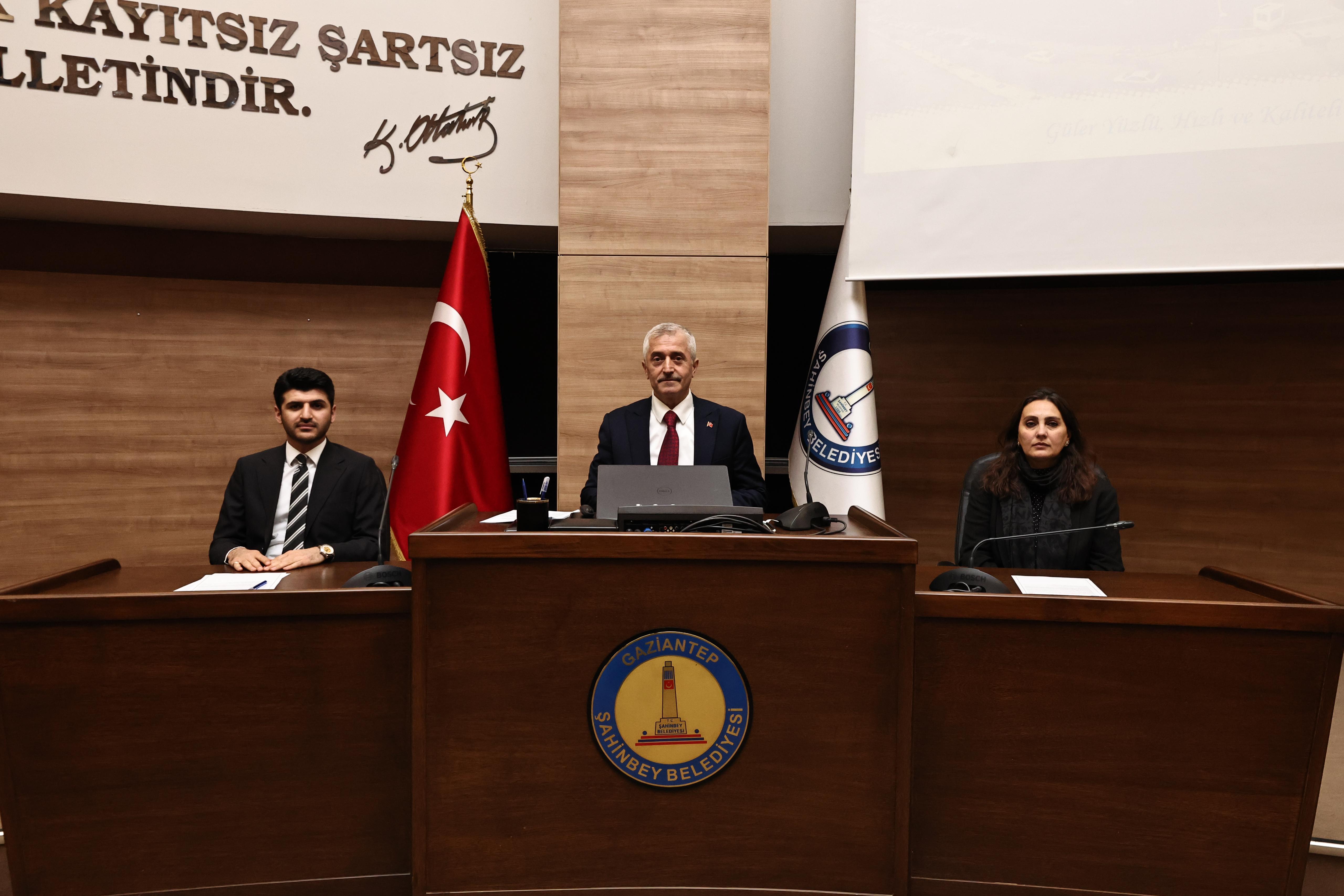 ahinbey Belediyesi ubat Ay Meclis Toplants Yapld