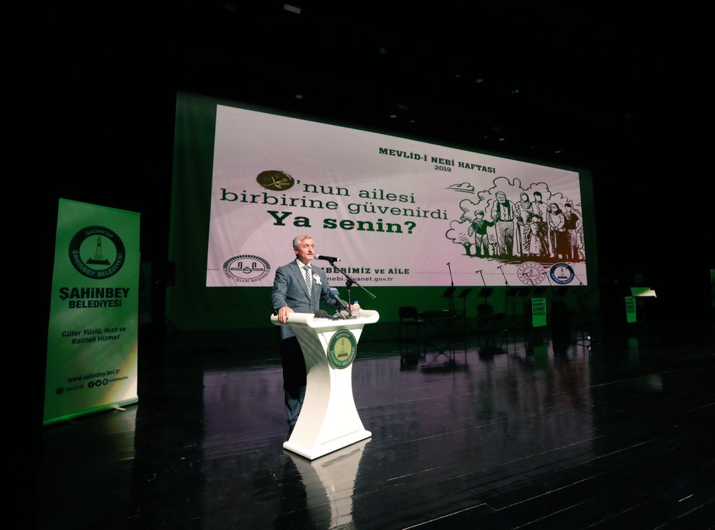 ahinbey Belediyesinden Mevlid- Nebi Haftasna zel Program