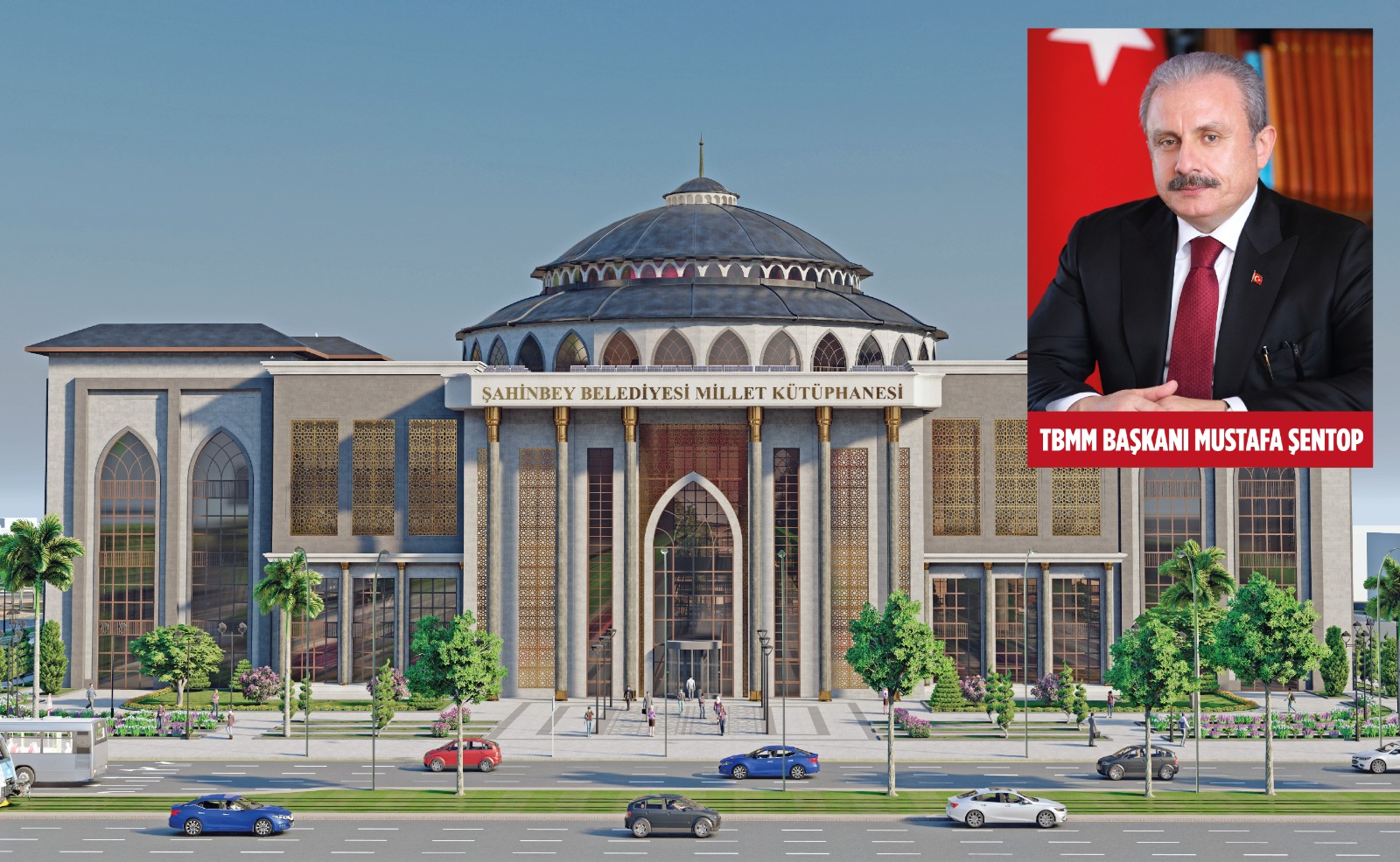 TBMM Bakan Mustafa entop Millet Ktphanesinin Temelini Atmaya Geliyor