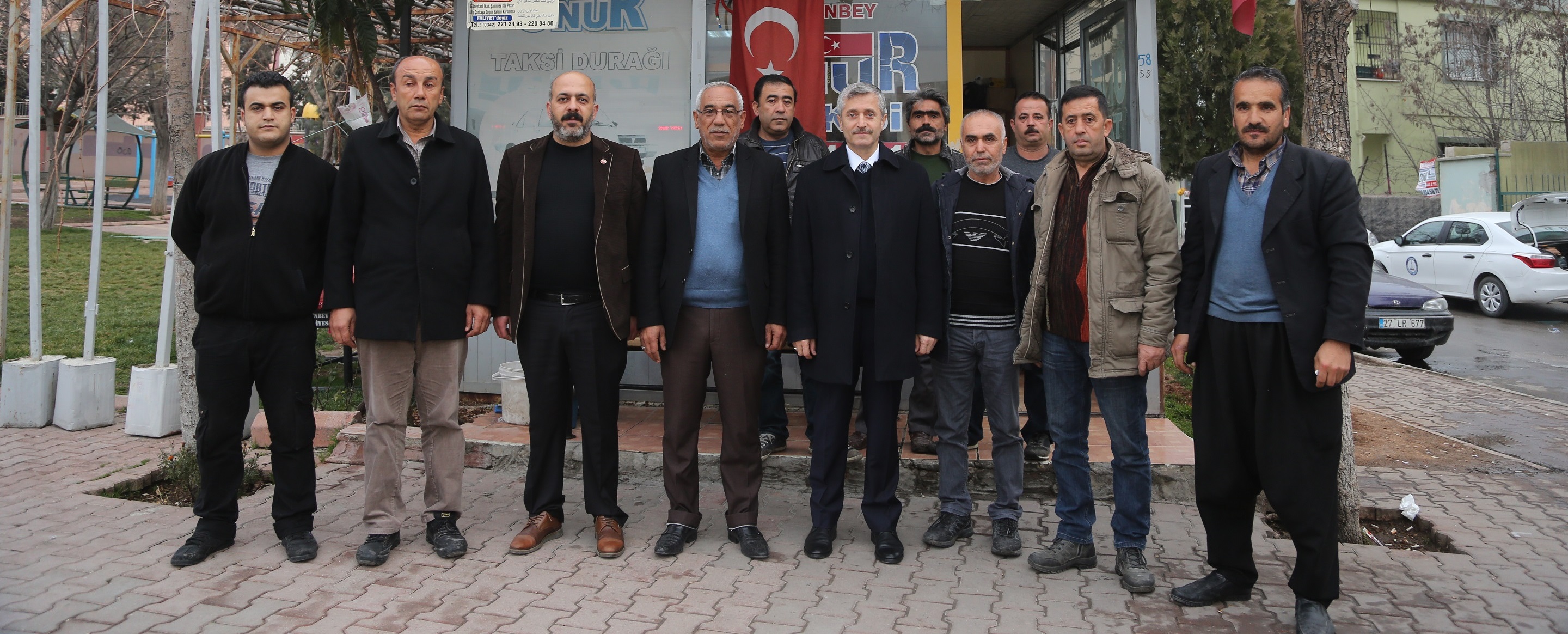 Başkanımız, Onur Taksi Durağını Ziyaret Etti