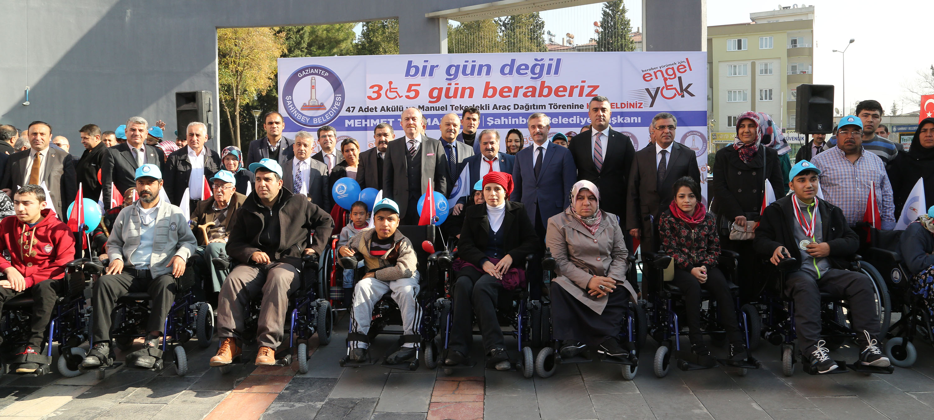 �ahinbey Belediyesi 1 G�n De�il 365 G�n Engellinin Yan�nda