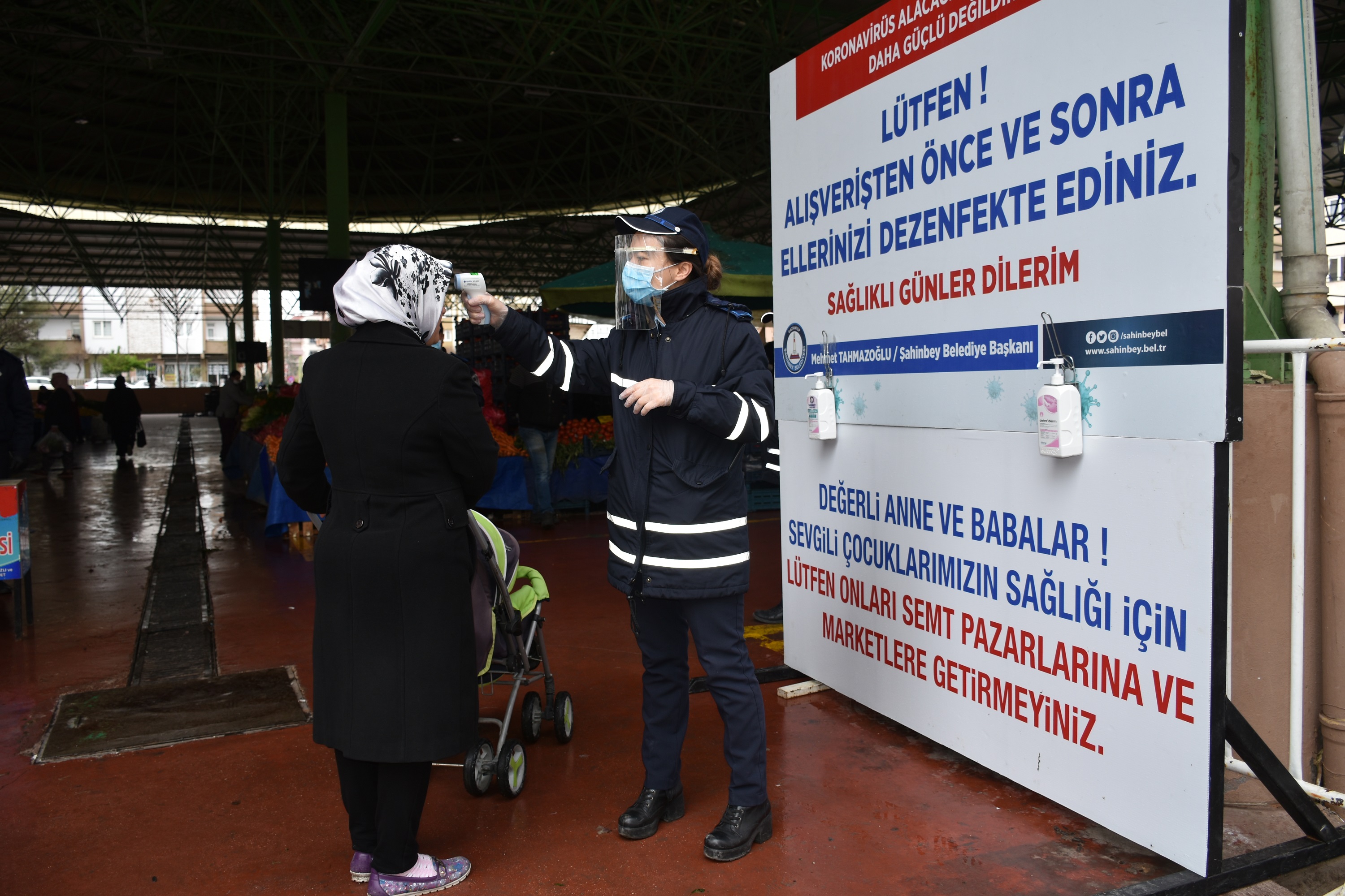 Belediyemiz Pazar Yerlerinde Tedbir Ald