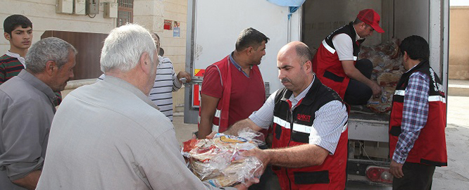 �ahinbey Belediyesi�nin Yard�m Eli S�n�r �tesinde