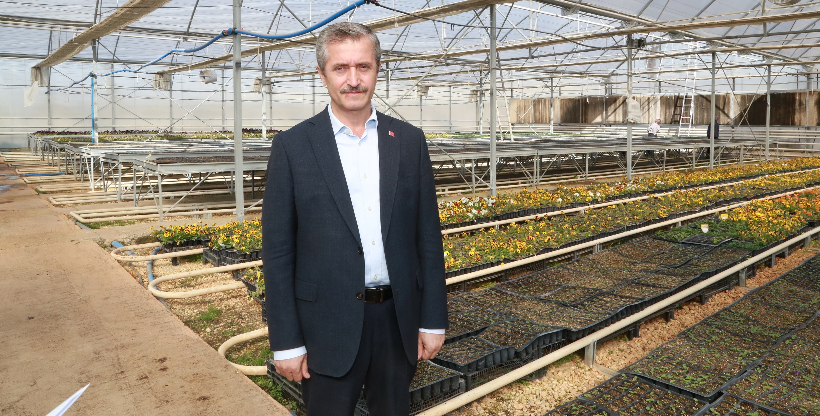 Ba�kan Tahmazo�lu, 3.640.000 Adet �i�ek �rettik