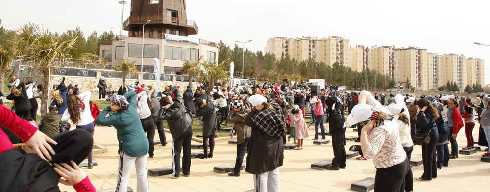 ahinbey Belediyesinden Kadnlar Gn Sporu