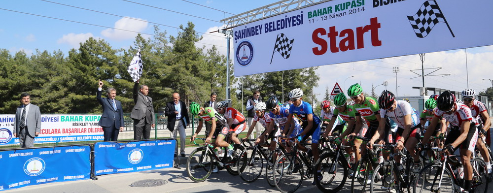 ahinbey Belediyesi Bahar Kupas Bisiklet Yar Start Ald