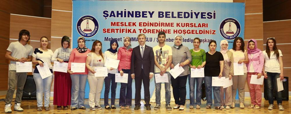ahinbey Belediyesi, 21 Bin 737 Kursiyere Sertifika Verdi