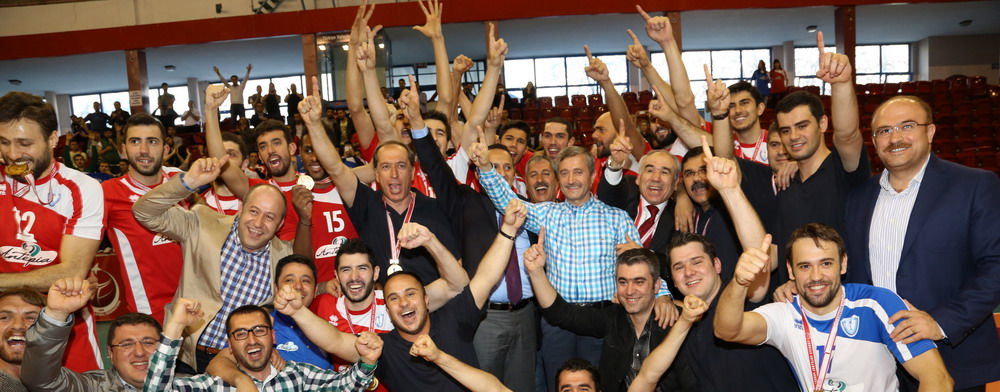 ahinbey Voleybolda ampiyonluk yks