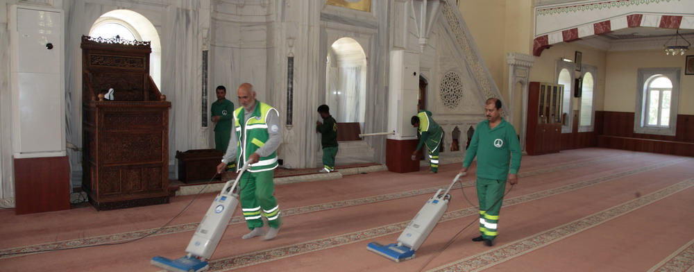 ahinbey Belediyesi Camileri Dzenli Bir ekilde Temizliyor