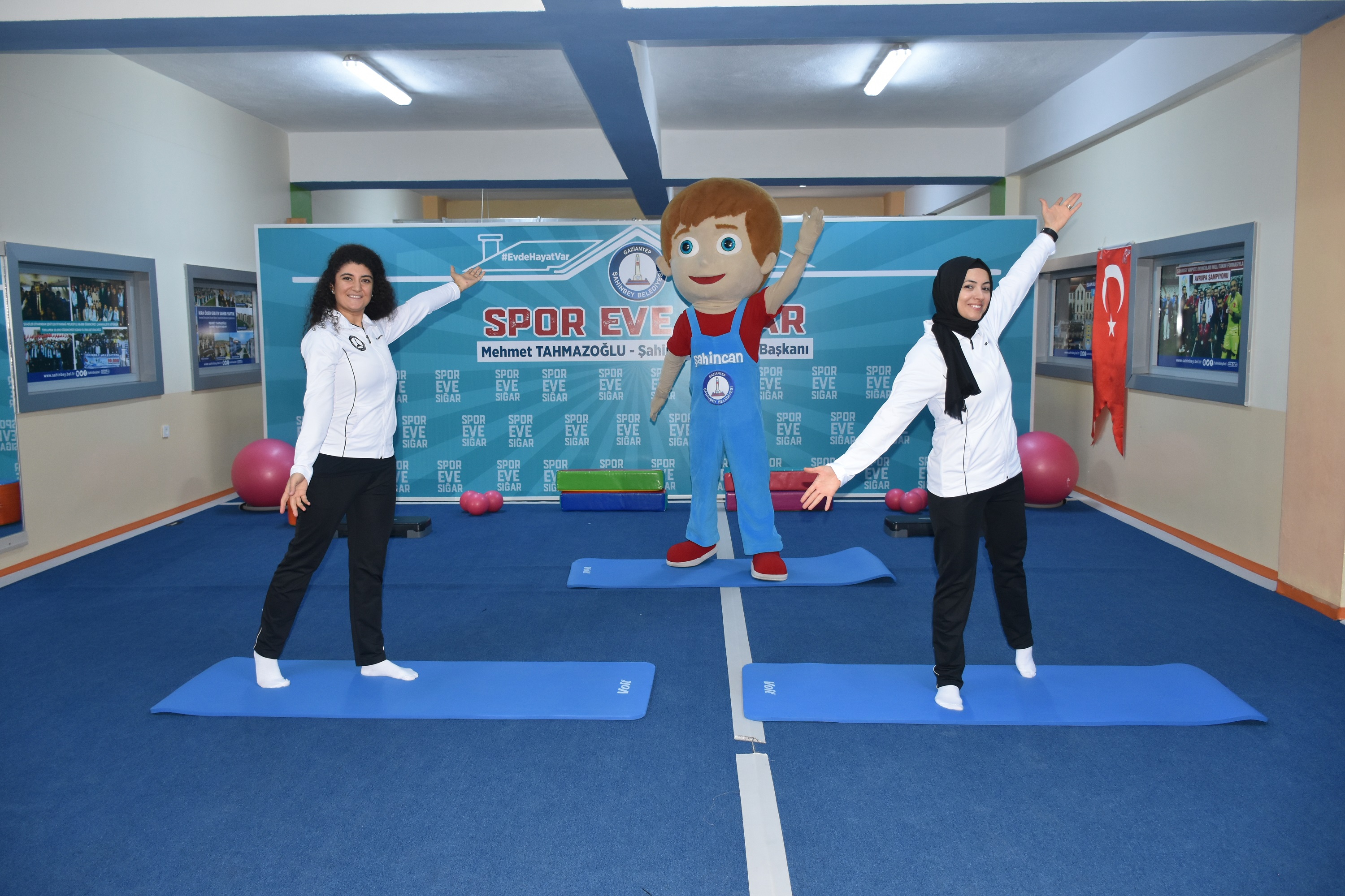 Belediyemiz le "Spor Eve Sar"