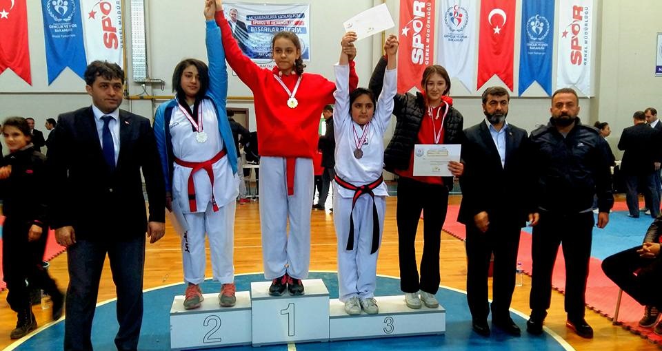 ahinbey Taekwondo Takm, 2 Altn Madalya Kazand