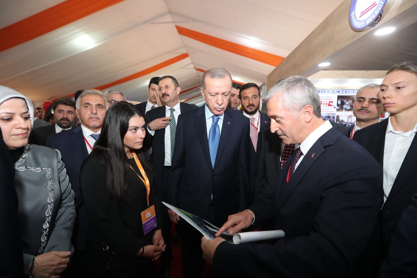 Cumhurbakan Erdoan Belediyemizin Standn Ziyaret Etti