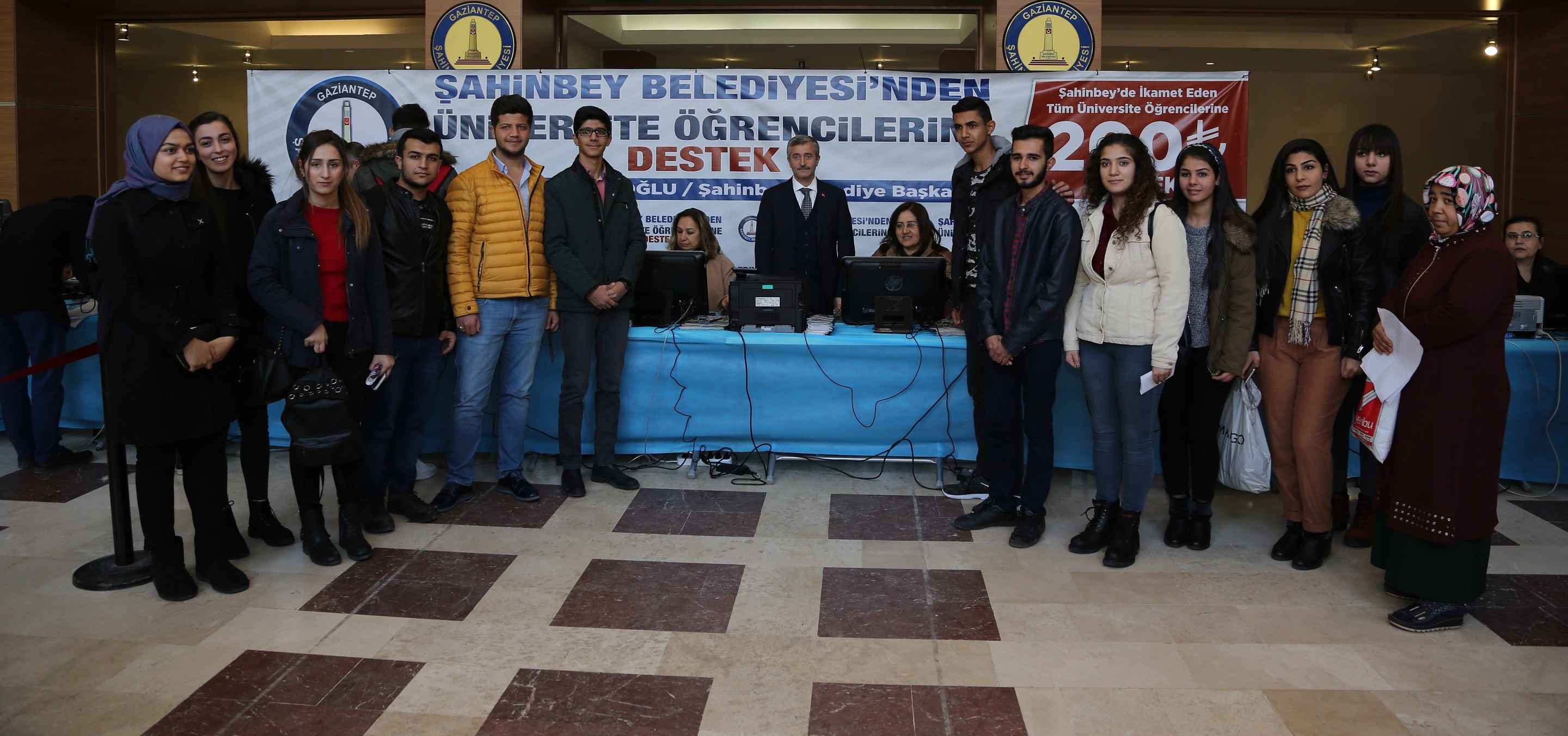 ahinbey Belediyesinden niversite rencilerine Destek