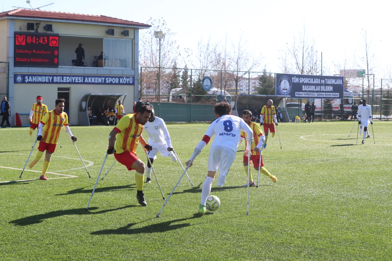 ahinbey Ampute Takmmz Kendi Evinde Galip 2-0
