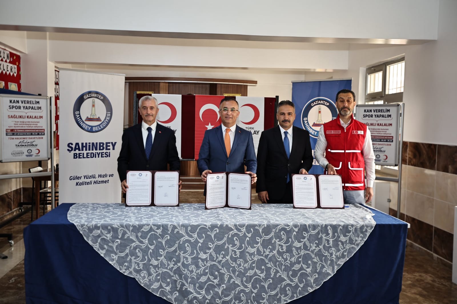 Belediyemiz Kan Ba Protokol mzalad