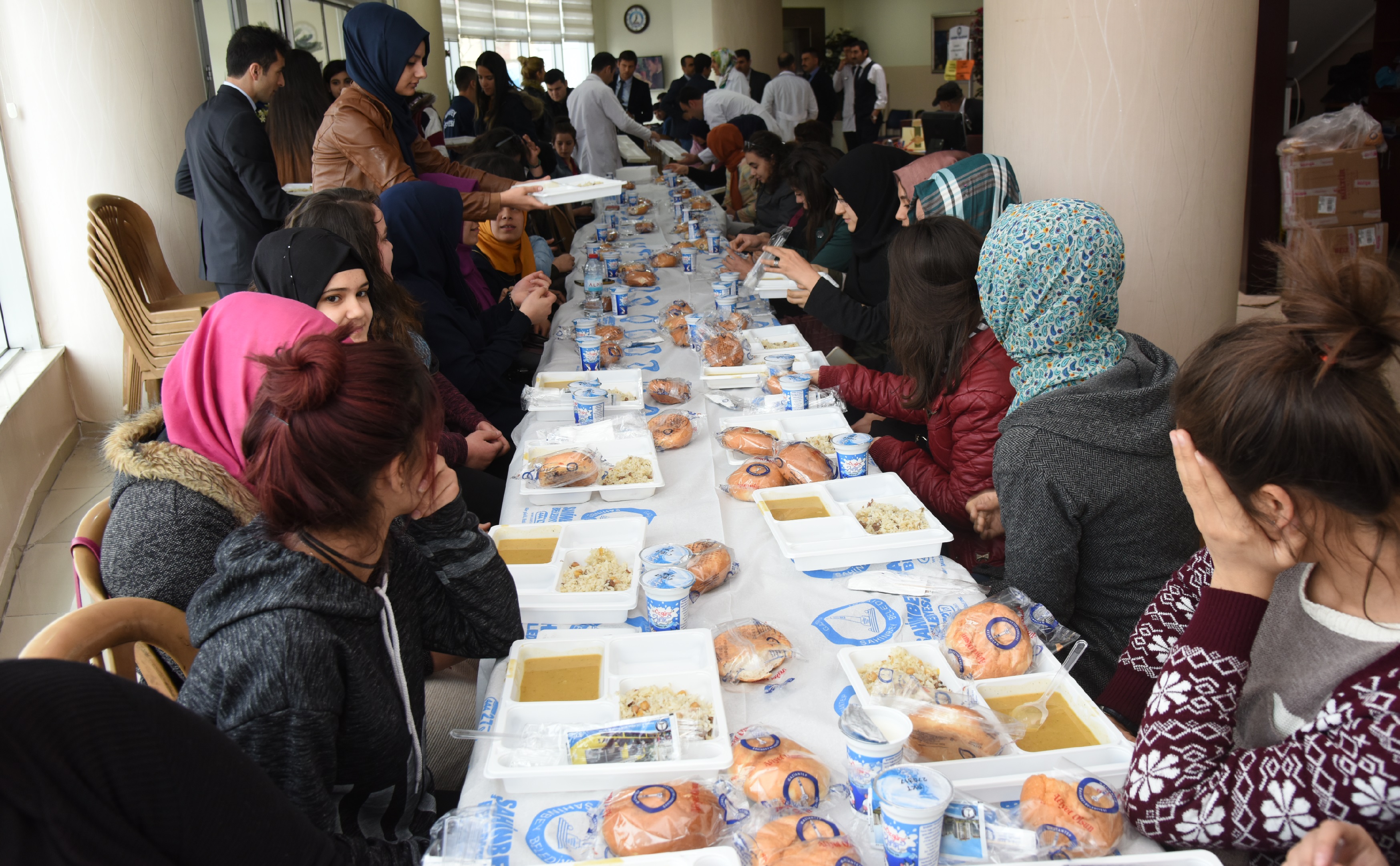 ahinbey Belediyesi Snav ncesi rencilere Moral Verdi