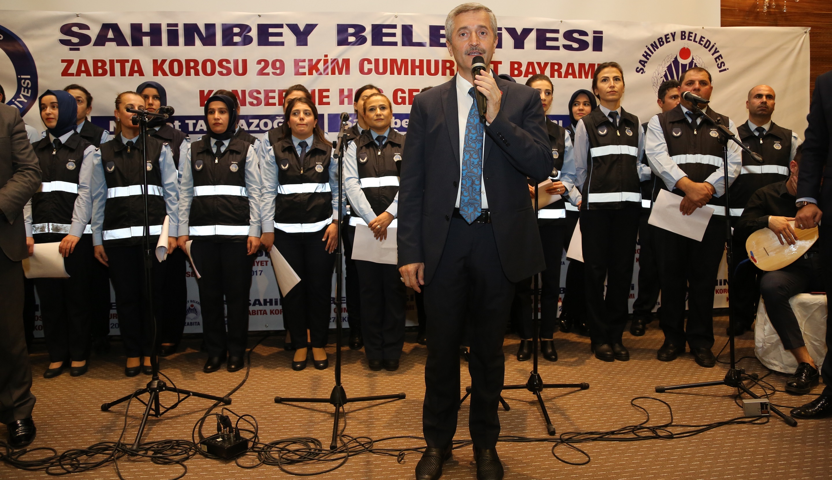 ahinbey Zabta Korosu, Cumhuriyet Bayramnda Konser Verdi